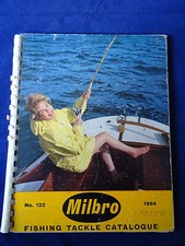 VINTAGE MILBRO TRADE FISHING CATALOGUE FOR 1964 INC. ABU + MITCHELL REEL ADS.