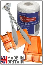 Footprint Brickie Kit. Includes 100mtr Line, 2 x Pins and 2 x Corner Blocks