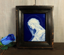 French Antique LIMOGES Blue