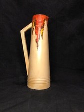 RARE Sudlow’s Burslem Pottery Art Deco, Ewer from England, Circa 1920’s Pitcher 