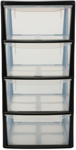 Plastic storage drawers unit - storage,