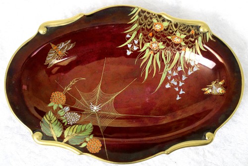 Carlton ware rouge royale dish - ware,