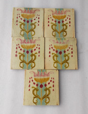 Tile Tiles Fireplace Wall Trivet Antique Ceramic ref 02 (Free UK Postage)