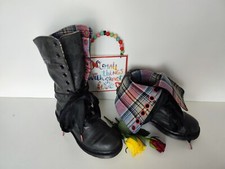 Dr Doc Martens Aimilita Triumph mirage tartan 1914 mid calf boots UK5 EU38 US7