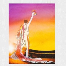 FREDDIE MERCURY POSTER PRINT