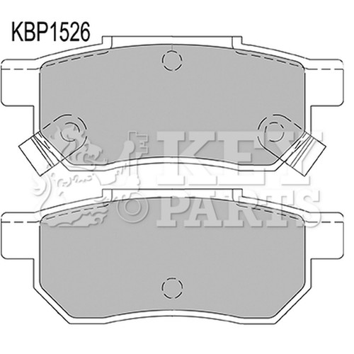 Brake pads set - brake, for