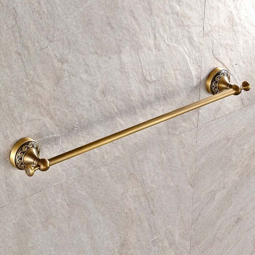 Antique brass bathroom - brass, single