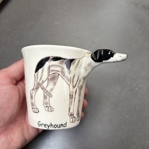 Greyhound dog hand - dog, hand-painted