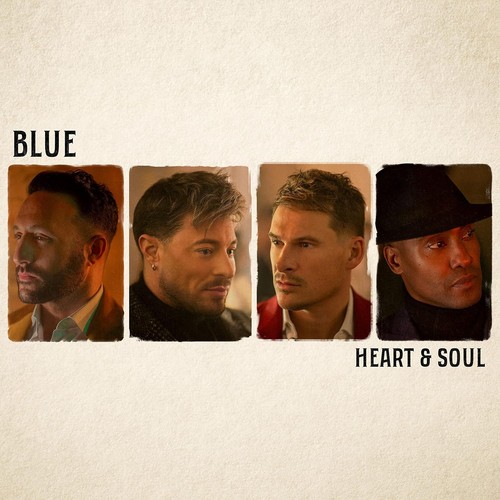 Blue heart soul - blue, gold
