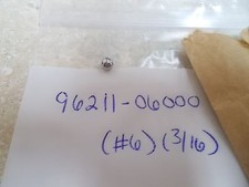 NOS OEM Honda Steel Ball (Single) 1963-2007 CR125 ATC200 Z50 XR80 96211-06000