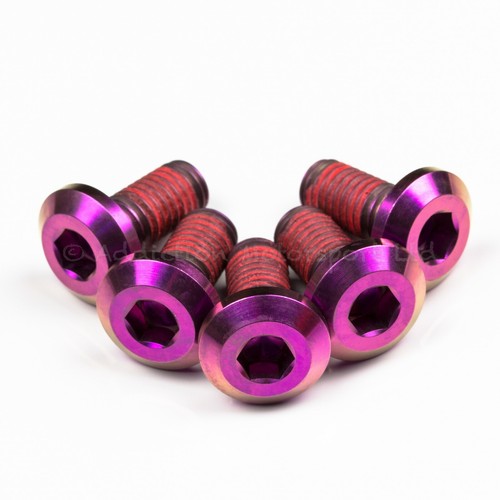 Purple titanium rear disc - purple,