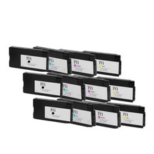 12 Ink Cartridge For HP Designjet T120 T520 HP711