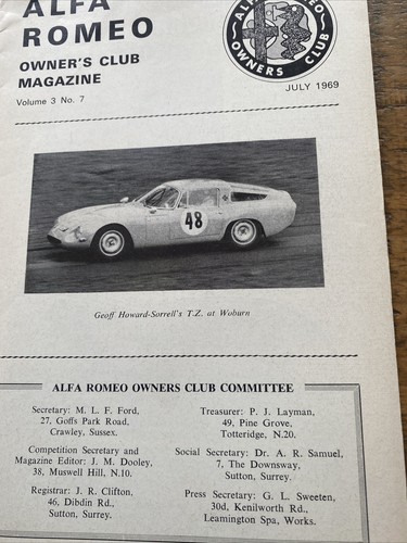 Alfa romeo vintage - car, owners
