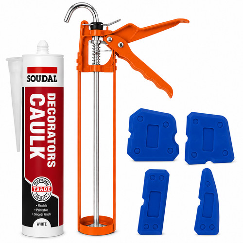 Soudal white decorators caulk - white,