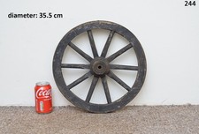 Vintage old wooden cart wagon