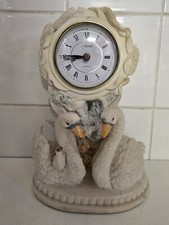 Vintage Quartz  Swans Mantle
