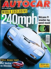 AUTOCAR MAGAZINE 22-APR-98 -