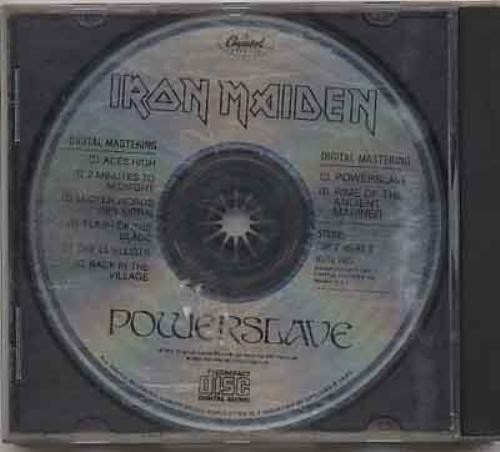 Iron maiden powerslave cd - :,