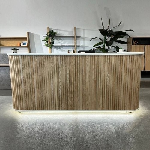 Bespoke reception desk - bespoke, desk,