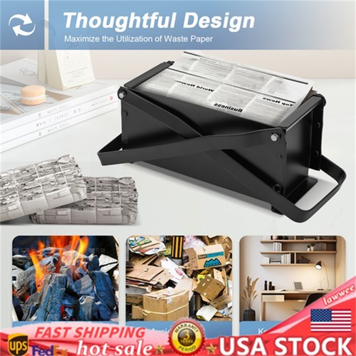 Brick briquette maker paper - briquette,