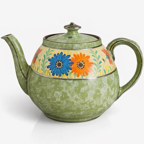 Vintage hand painted floral - hand,