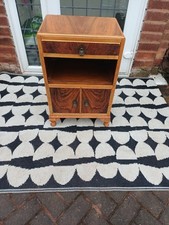Vintage Walnut Bedside Cabinet