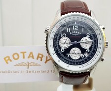 ROTARY Mens Watch Brown