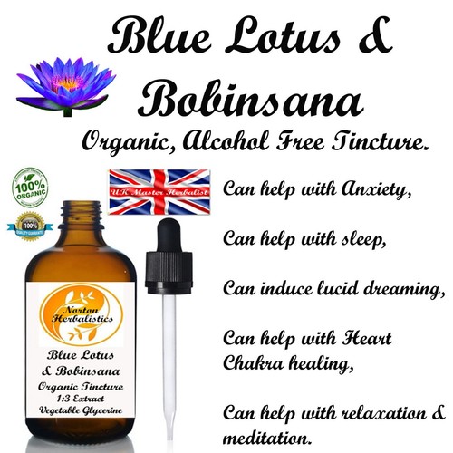 Organic blue lotus - blue, bobinsana