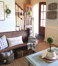 Solid Oak  Pew Bench Antique