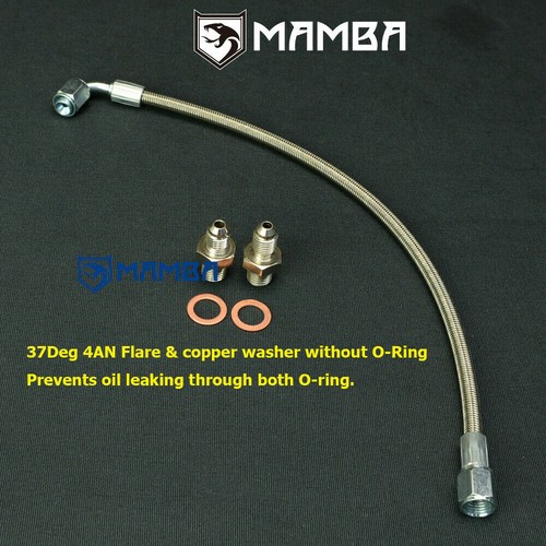 Turbo oil feed supply line - turbo,
