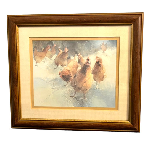 Hen picture vintage adelene - vintage,