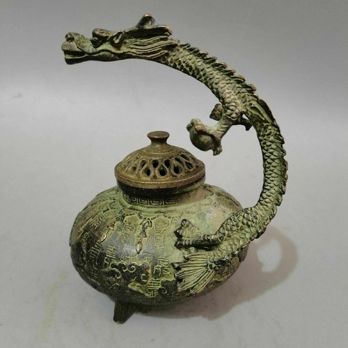 Antique asian fengshui bronze - fengshui,