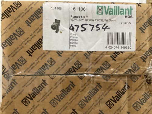 Vaillant 161106 pump - 161106,