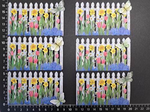 White picket flower fence - picket,
