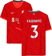 Fabinho Liverpool Autographed Home Nike Jersey Memento Memorabilia