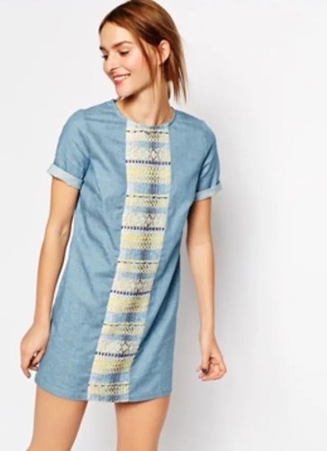 Sessun acapulco denim shift - sessun,
