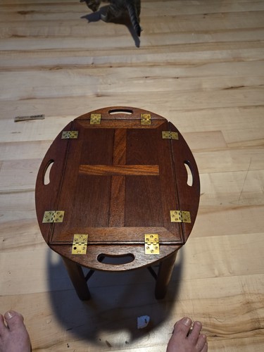 Small vintage wooden - , butler's
