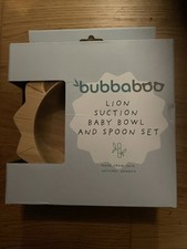 Bubbaboo Lion Suction Baby Bowl and Spoon Set Brand New In Box