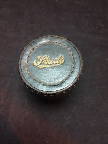 Vintage leather studs box - leather,