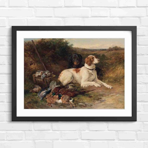 Vintage hunting dogs and - vintage,