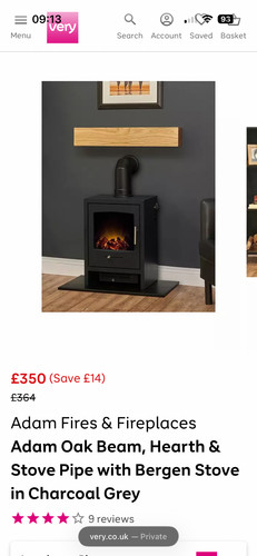 Electric log fire from - electric,