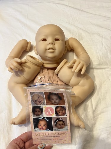 Abigail smiling reborn kit - smiling,