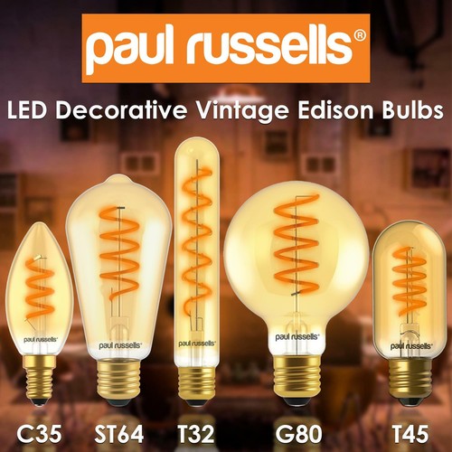 Led vintage spiral filament - vintage,