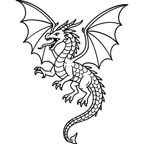 Flying dragon unmounted - 'flying,