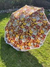 Vintage Orange & Brown Floral