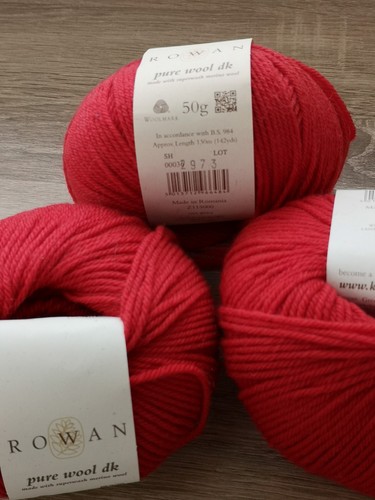 Rowan pure wool 50gm ball - pure,