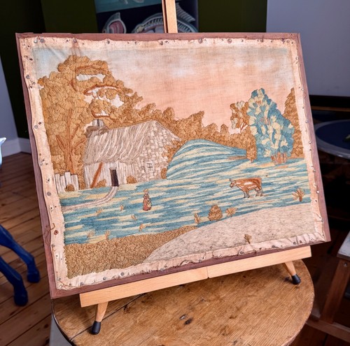 Lovely antique folk art - folk,