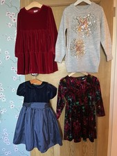 Girls party / Winter Dresses bundle Age 4-5  yrs Next, George, F&F Excellent Con