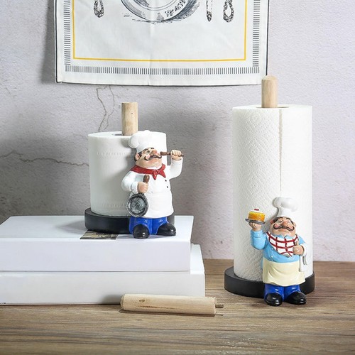 Chef paper roll holder - chef,