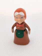 Vintage Oh Penny Figure - Granny Grandma Figurine 1.5" - Bluebird Toy